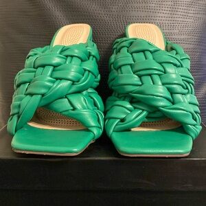 Azalea Wang Green Heels